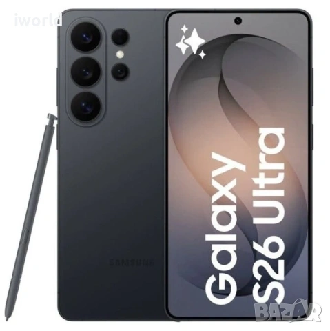 НОВ⚠️1TB❗️SAMSUNG S26 ULTRA ❗️Лизинг от 49€/мес ⚠️Black/ White / Sky Blue/ Cobalt Violet 16/1000GB , снимка 2 - Samsung - 54265161