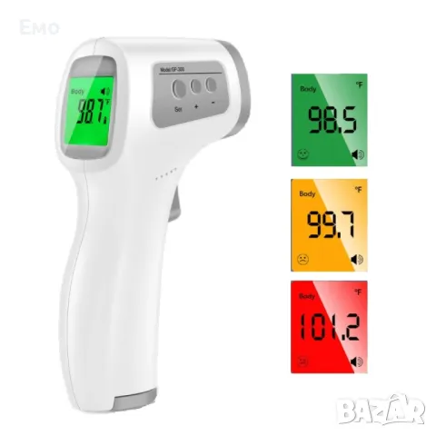 Безконтактен термометър / Измерва телесна температура: от 32 до 42,9 градуса, снимка 6 - Друга електроника - 48326767