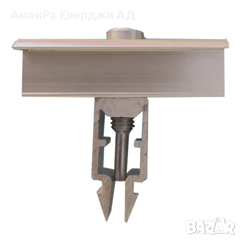 Среден клипс 08 към профил 40х40 за соларни панели с дебелина на рамка 30mm, 35mm и 40mm, снимка 2 - Друга електроника - 54042171