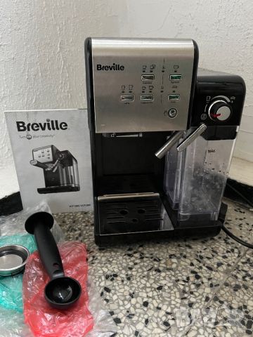 Кафемашина Еспресо Breville VCF109X Prima Latte II, 19 bar, 1050 w, Авт. Капучино и Лате!