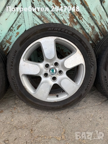 Лети джанти с гуми 225/50/17, снимка 2 - Гуми и джанти - 54142413