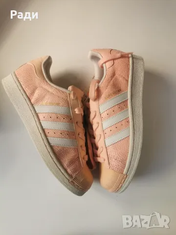 Adidas Super star кожа, снимка 4 - Кецове - 48716394