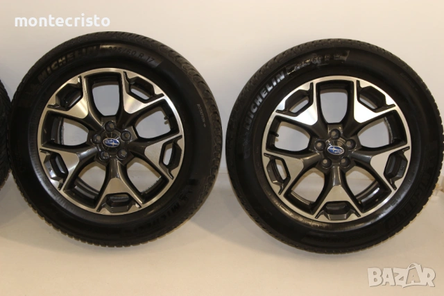 Алуминиеви джанти Subaru XV (2018-2026г.) 17 цола 5x100 56.1 Гуми 225 60 17 Michelin, снимка 4 - Гуми и джанти - 53933670