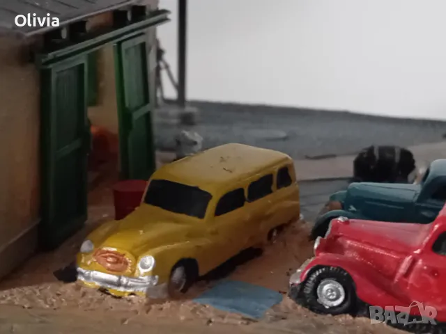 Diorama, бензиностанция диорама мащаб 1:64, работилница, снимка 3 - Колекции - 49621901