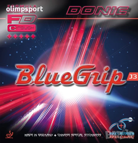 гума за тенис на маса DONIC  BLUEGRIP J3 (Zhang Jike) нова 