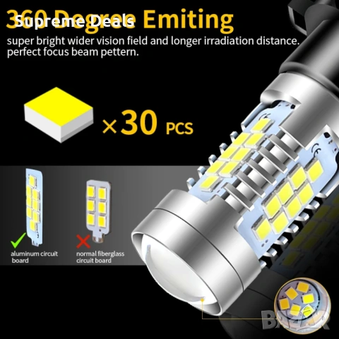 LED крушки за дневни светлини P13W, снимка 2 - Аксесоари и консумативи - 54157949