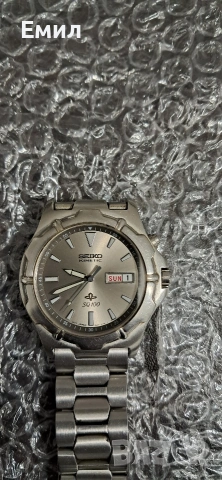 VINTAGE SEIKO KINETIC 5m43-0890 SQ 100 JAPAN QUARTZ 