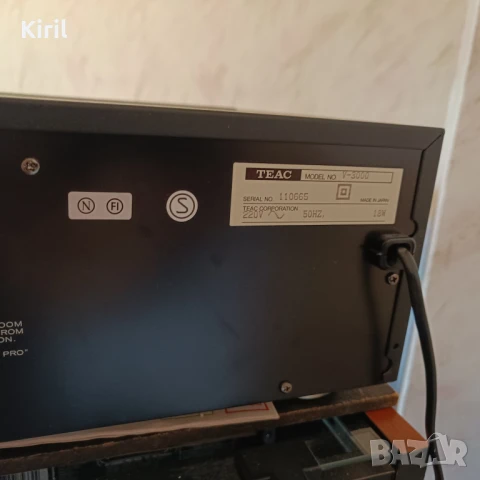 Триглав дек TEAC-V3000 с дистанционно, снимка 17 - Декове - 51278371