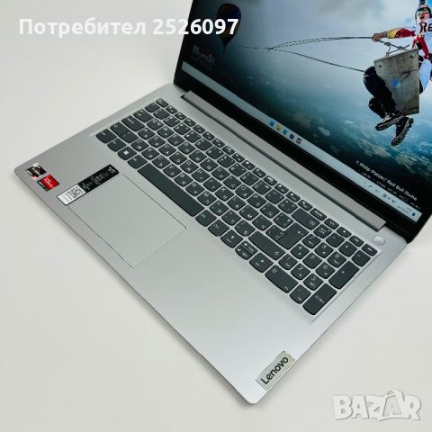 НОВ с гаранция Lenovo IdeaPad/15,6” IPS/Ryzen 5 5500U/512GB NVMe/16GB, снимка 5 - Лаптопи за работа - 46712552