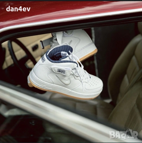 Air Force 1 Mid Jewel "NYC Midnight Navy" , снимка 6 - Маратонки - 54197245