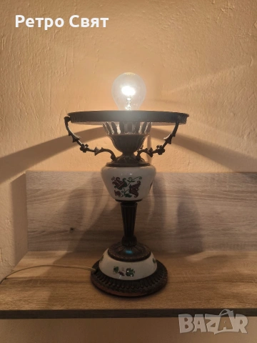 Ретро лампа , снимка 2 - Антикварни и старинни предмети - 53799295