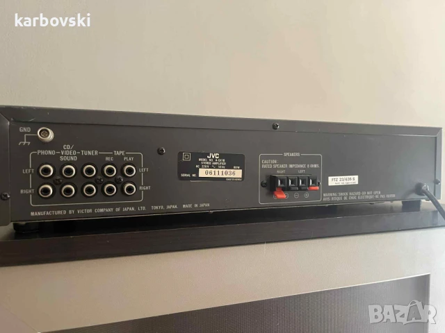 Hi-Fi Стерео Усилвател JVC A-GX1B - 80 вата!, снимка 2 - Ресийвъри, усилватели, смесителни пултове - 50983725