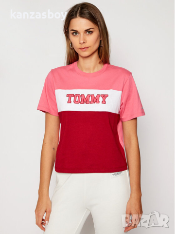 Tommy Hilfiger T-Shirt - страхотна дамска тениска С, снимка 1 - Тениски - 44940799