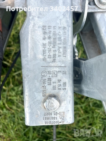 Ремарке GEWE P1800 – 3.00 x 1.50 м, рампи за товарене, спирачка Knorr, снимка 6 - Ремаркета - 53829641