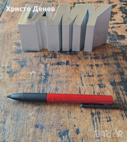 механичен молив Лами Lamy Tipo 0.7 мм графит червен рядък модел, снимка 2 - Ученически пособия, канцеларски материали - 53754138