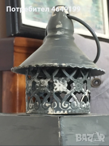 Нощна лампа, тип фенер, снимка 11 - Настолни лампи - 52639342