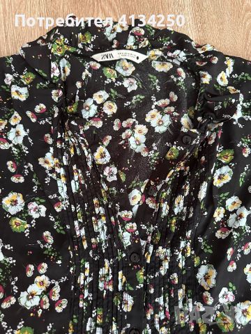 Zara дамска риза, снимка 3 - Ризи - 46257922