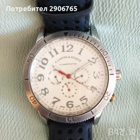A.LANGE & SONE glashutte 1/sa автоматик хронограф работ, снимка 4 - Мъжки - 53620003