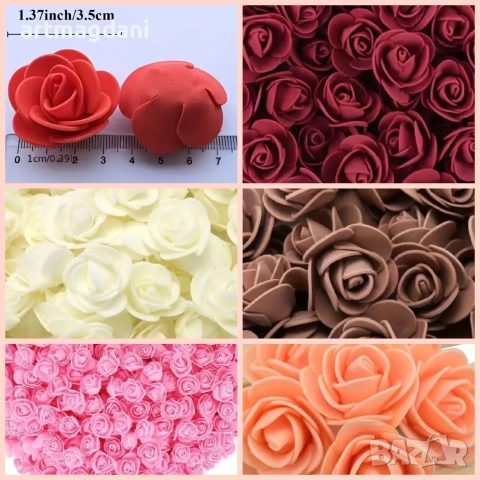 Рози от фоам за DIY занаяти 
