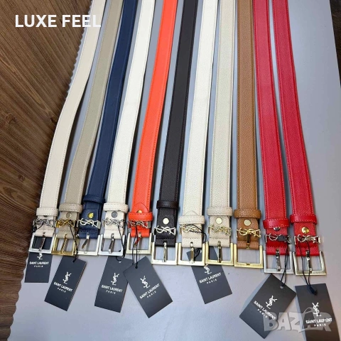 YVES SAINT LAURENT 💎 Естествена Кожа 💎, снимка 3 - Колани - 54111957