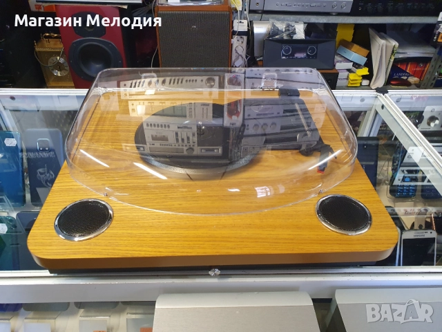 💽📻📀🎶 Грамофон Maginon HS-T08 В отлично техническо и визуално състояние. Като модел има usb, гово, снимка 3 - Грамофони - 39171237