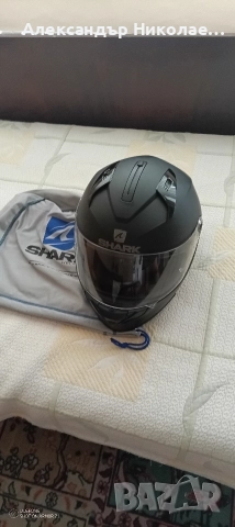 Каска за мотор,марка"SHARK", размер-L, снимка 3 - Аксесоари и консумативи - 52927954
