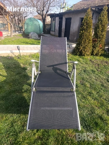 Сгъваем алуминиев стол тип шезлонг , снимка 4 - Къмпинг мебели - 53756409