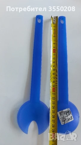 Комплект вилица и лъжица за сервиране, снимка 7 - Прибори за хранене, готвене и сервиране - 50828975