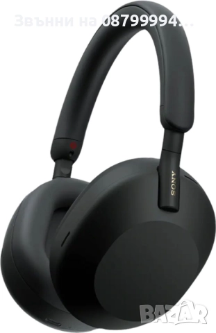 Безжични слушалки SONY WH-1000XM5/B, черен