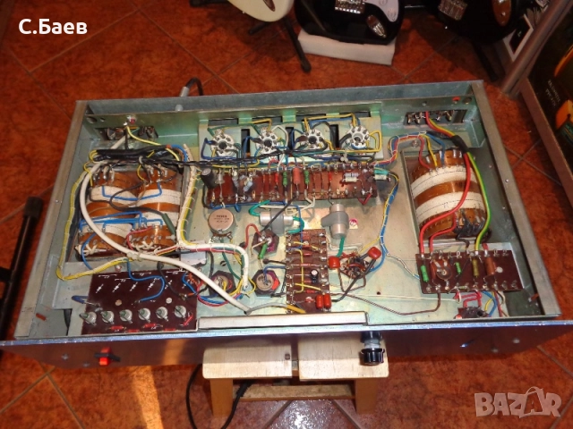 Лампов усилвател-стъпало 100 вата.tube amp., снимка 7 - Ресийвъри, усилватели, смесителни пултове - 49701709