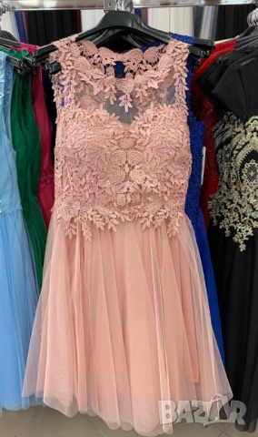 🩷Официални рокли с тюл и богата дантела  