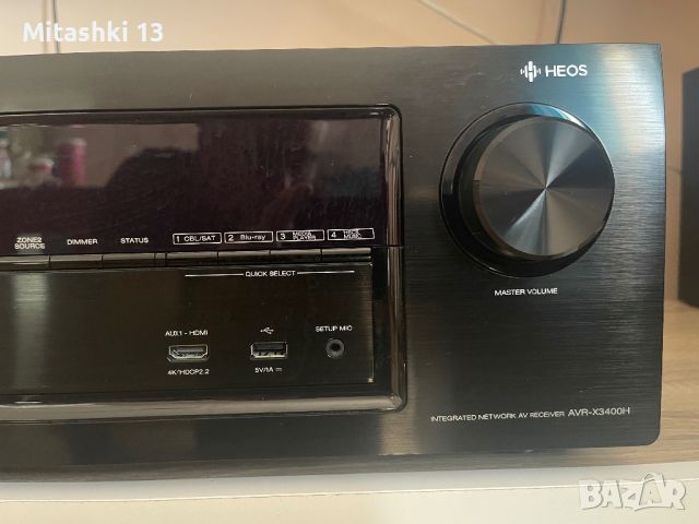 Ресивър DENON AVR-X3400 7.2ch, снимка 5 - Ресийвъри, усилватели, смесителни пултове - 37928471