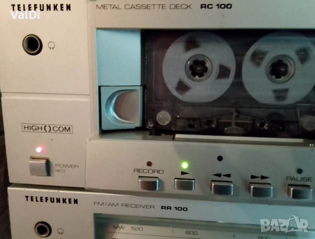 Silver Vintage Telefunken , снимка 3 - Ресийвъри, усилватели, смесителни пултове - 52301558