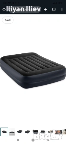 Intex Queen 64124ND Air Mattress with Fiber-Tech RP Inflated Size: 152 cm x 203 cm x 42 cm

, снимка 4 - Спални и легла - 38835930