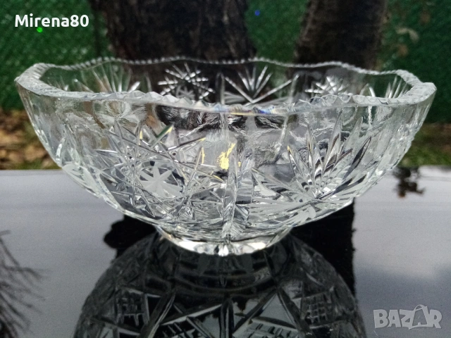 Кристална купа - СССР - нова !, снимка 2 - Антикварни и старинни предмети - 53433262