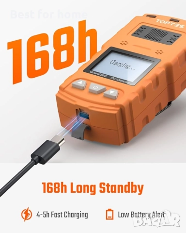 TopTes Guard-566 Преносим детектор за въглероден оксид, снимка 2 - Други инструменти - 51581943