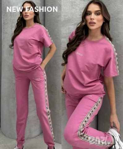 Дамски Комплекти - лого Гумирано ✨Guess, снимка 4 - Спортни екипи - 52323484