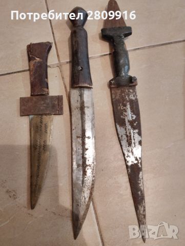 Лот от 3 арабски ножа, снимка 2 - Колекции - 46453290
