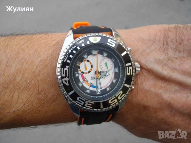 КОЛЕКЦИОНЕРСКИ ЧАСОВНИК JIM BEAM CHRONOGRAPH , снимка 9 - Антикварни и старинни предмети - 46405280