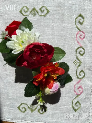 Венчета с цветя за коса допълнение към носия, снимка 5 - Аксесоари за коса - 27947309