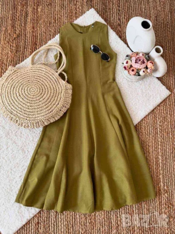 Рокля фин памук Разкроена  , снимка 2 - Рокли - 50977045