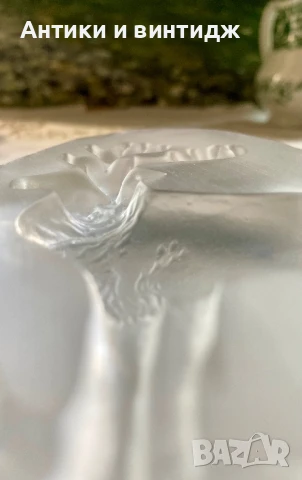 Преспапие стъклена фигурка Елен, снимка 4 - Статуетки - 50693112