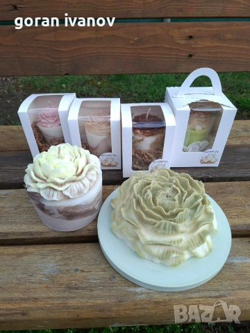 Соеви свещи, снимка 7 - Ръчно изработени сувенири - 54104666