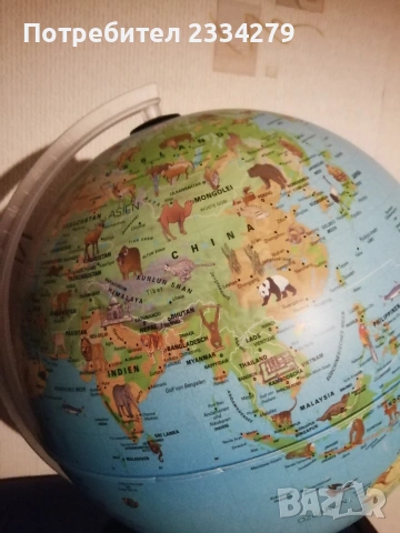 Светещ италиански глобус,,Сафари" висок 43см., снимка 5 - Ученически пособия, канцеларски материали - 53725421