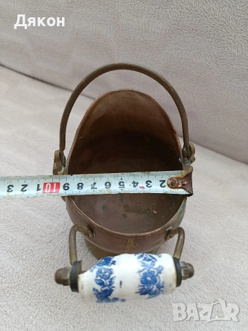 Медна кофа , снимка 2 - Антикварни и старинни предмети - 53922240