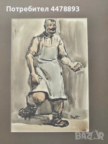 Картина Илия Петров ( 1903-1975), снимка 7 - Антикварни и старинни предмети - 54189620