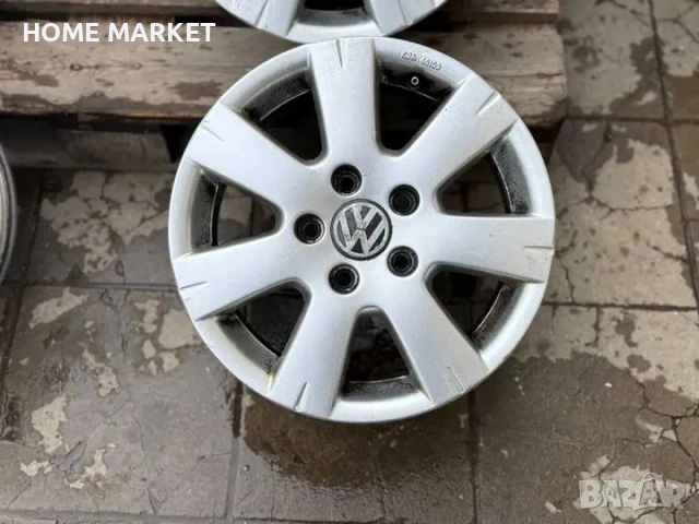 5х112 Джанти 15 Цола Фолксваген 5x112 VW Оригинални джанти ЕТ 50 J 6.5 ЦО 57.1 Без криво и заварки , снимка 2 - Гуми и джанти - 53969905