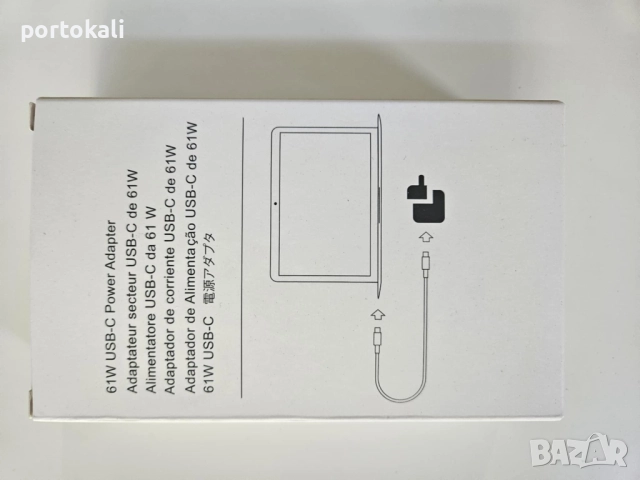 Захранващ адаптер зарядно за Apple Macbook, 61W USB PD, USB-C TypeC, снимка 6 - Кабели и адаптери - 51729427