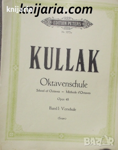 Oktavenschule School of Octaves Méthode d'Octaves Opus 48 Band I: Vorschule