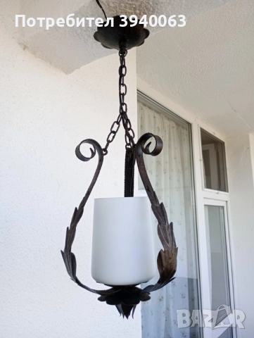 Стар полилей от ковано желязо еденичен колекция